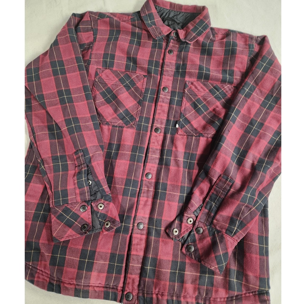 🤎The North Face Reversible Flannel Shacket Plaid patina workwear streetwear Y2K